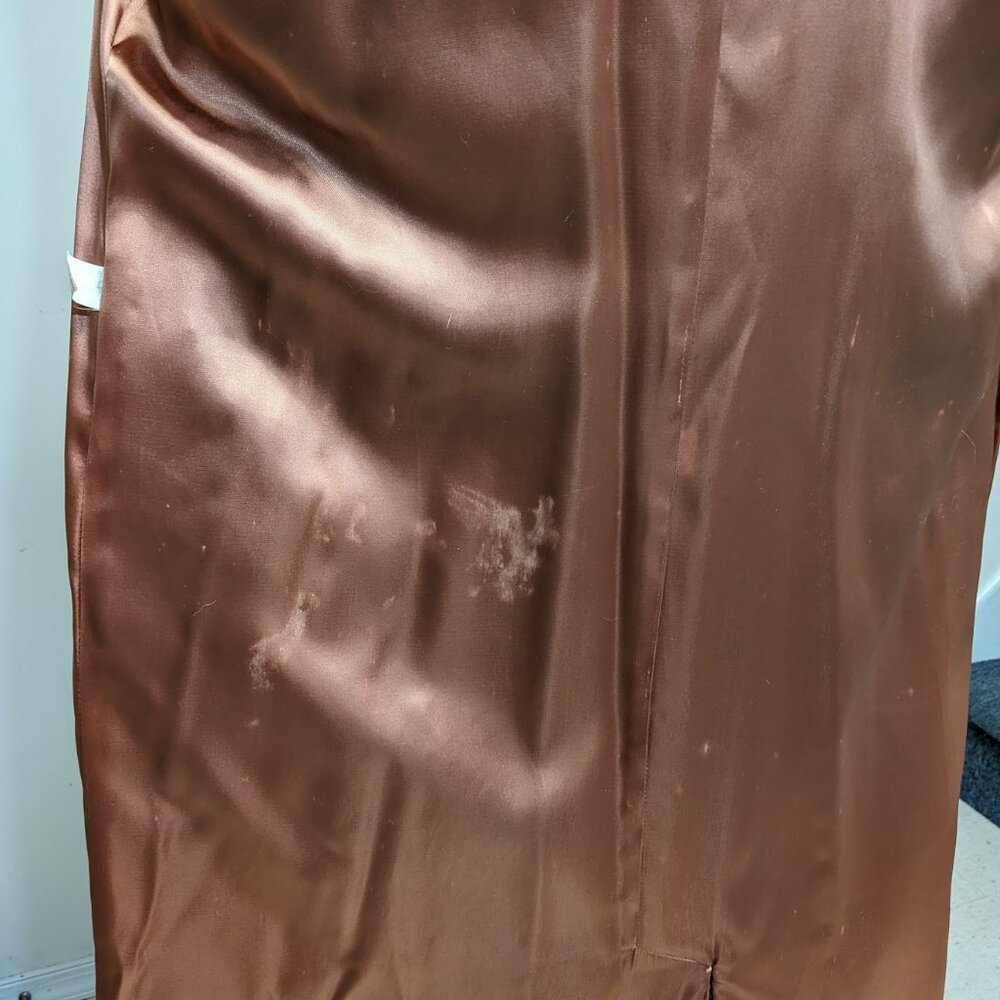 Vint. FLEURETTE for Neiman Marcus 100% Camel Hair Maxi Trench Coat - Picture 8 of 10